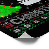 Vrouwen Persoonlijke Assistent Kerstboom Lighting  Poster (Hoek)