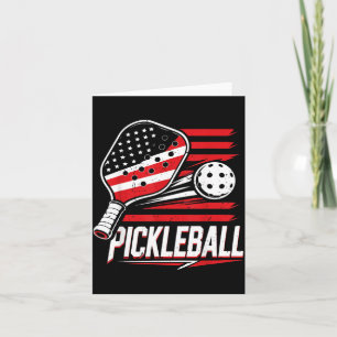 Vrouwen Pickleball 4 juli Amerikaanse Vlag Kaart