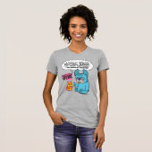 Vrouwen Pierre en Abbot Slogan T-shirt (Voorkant volledig)