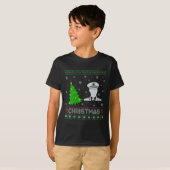 Vrouwen Piloot Kerstboom Lighting Ugly Christmas S T-shirt (Voorkant volledig)