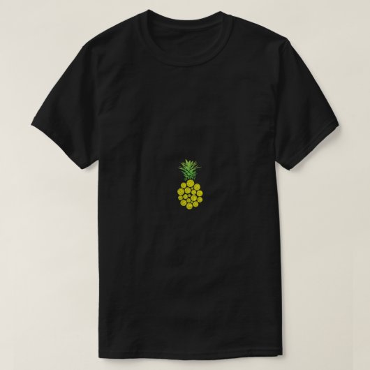 Vrouwen Pineapple Volleyball Player Funny Fruit Sp T-shirt (Design voorkant)