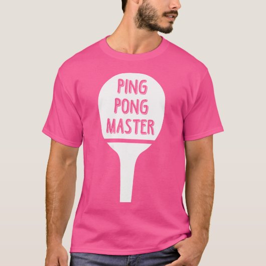 Vrouwen Ping Pong Master Tafeltennis T-shirt (Voorkant)
