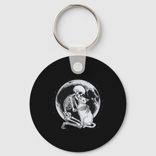 Vrouwen Pink Out Ghost Witch Borstkanker Bewustzij Sleutelhanger (Voorkant)