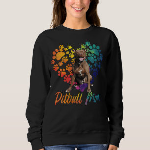 Vrouwen Pitbull Mama Grappige Hond Lover Pittie Ho Trui