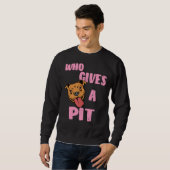 Vrouwen Pitbull Pit Bull Lover Die Een Pit Prin ge Trui (Voorkant volledig)