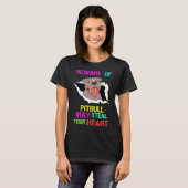 Vrouwen Pitbull Pit Bull Terrier T-shirt (Voorkant volledig)