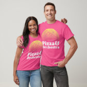 Vrouwen pizza en orkest t-shirt (Unisex)