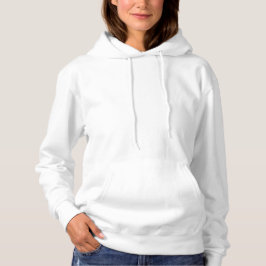 Vrouwen Plain White Hoodie