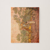 Vrouwen plukken olijven van Gogh: Legpuzzel (Verticaal)