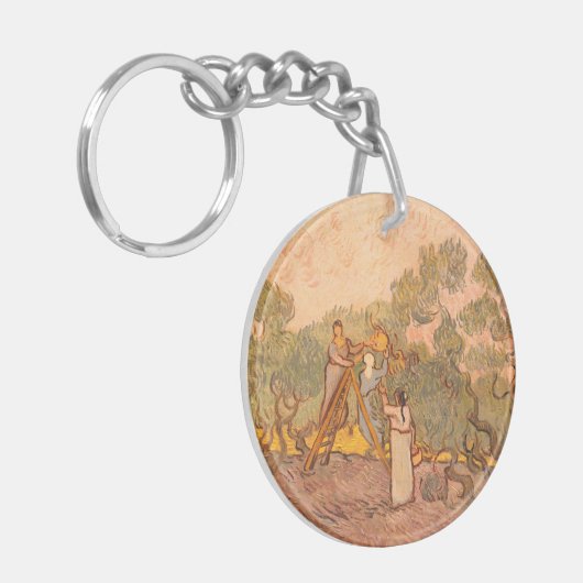 Vrouwen plukken olijven van Gogh: Sleutelhanger (Voorkant Links)