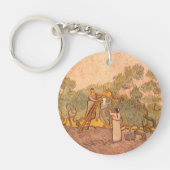 Vrouwen plukken olijven van Gogh: Sleutelhanger (Voorkant)