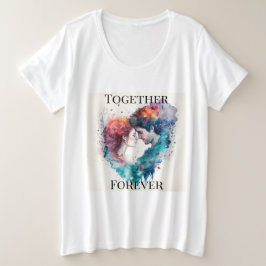 Vrouwen plus formaat voor ooit T-shirt