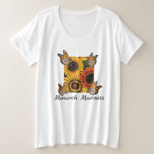 Vrouwen Plus Size T-shirt Monarch Madness