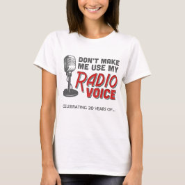 Vrouwen PMRP 20e Jubileum T-shirt (licht)