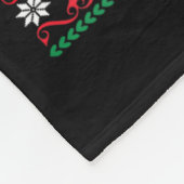 Vrouwen Poedel Kerstman Hoed Grappige Hond Liefheb Fleece Deken (Hoek)