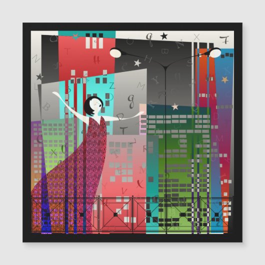 Vrouwen Poëzie Magneet (Voorkant)