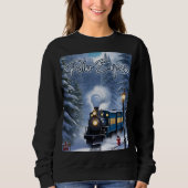 Vrouwen Polar Express Sweatshirt - Train Graphic (Voorkant)