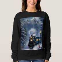 Vrouwen Polar Express Sweatshirt - Train Graphic