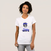 vrouwen politievrouw shirt (Voorkant volledig)