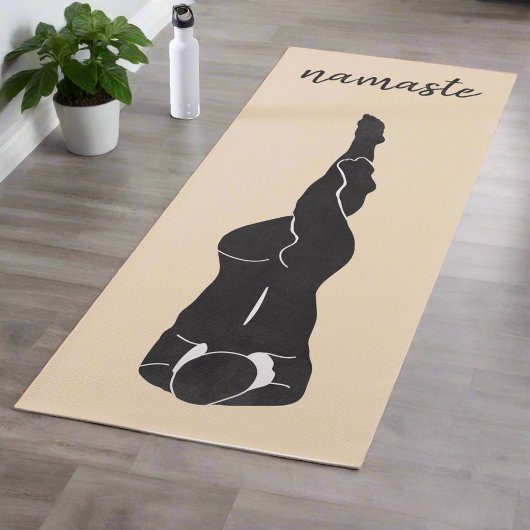 Vrouwen Poses Bewegingen Namaste Yogi Blush Roze Yogamat