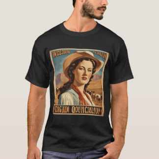 Vrouwen Poster T-shirt, Shirten uit de jaren 90 T-shirt
