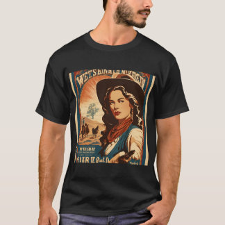 Vrouwen Poster T-shirt, Shirten uit de jaren 90 T-shirt