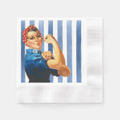 Vrouwen Power Paper Napkin Servet (Voorkant)