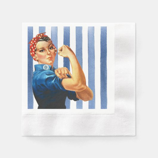 Vrouwen Power Paper Napkin Servet (Voorkant)
