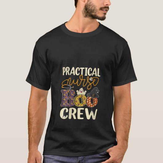 Vrouwen Praktische Verpleegster Boo Crew Praktisch T-shirt (Voorkant)