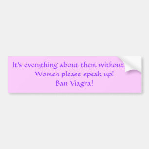 Vrouwen praten op! Bumpersticker
