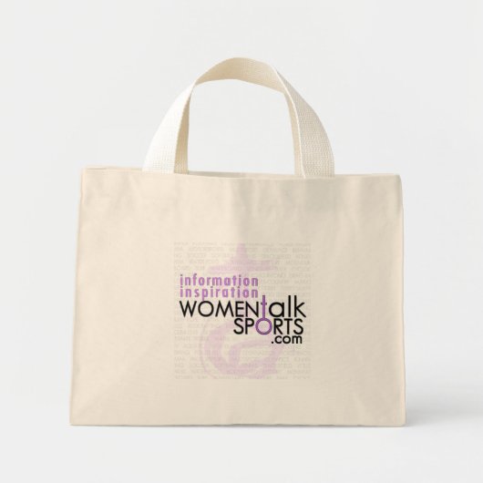 Vrouwen praten over sporttas mini tote bag (Voorkant)