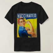 Vrouwen Pro Vaccine, ik ben gevaccineerd, wil een  T-shirt (Design voorkant)