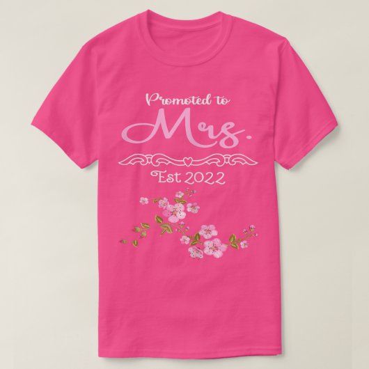 Vrouwen promoot mevrouw Est 2022 We T-shirt (Design voorkant)