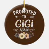 Vrouwen promoten weer naar Gigi Flower New Gigi Keramisch Ornament (Achterkant)