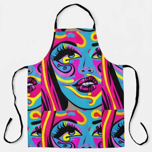 Vrouwen Psicodelinca Schort (Voorkant)