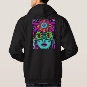 VROUWEN PSICODELISCH HOODIE (Achterkant)