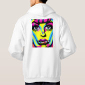 VROUWEN PSICODELISCH HOODIE (Achterkant)