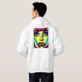 VROUWEN PSICODELISCH HOODIE (Achterkant volledig)