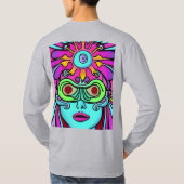 VROUWEN PSICODELISCH T-SHIRT (Achterkant)