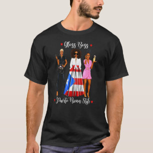 Vrouwen Puerto Rico Kapper Boricua Zwart Vrouwen T-shirt