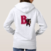 Vrouwen Pullover Hoodie: Braves (10202) (Achterkant)
