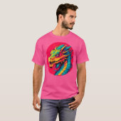Vrouwen Punk Dragon Delight Vibrant Dragon T Aziat T-shirt (Voorkant volledig)