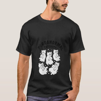 Vrouwen Purranormale Activiteit Schattigee Kat Gho T-shirt