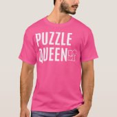 Vrouwen Puzzel Koningin Jigsaw Puzzel Meester T-shirt (Voorkant)