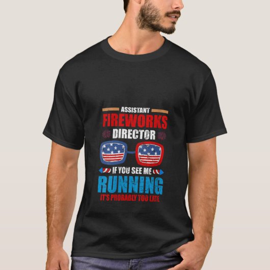Vrouwen Pyrotechnician ASSISTANT FIREWORKS DIRECTO T-shirt (Voorkant)