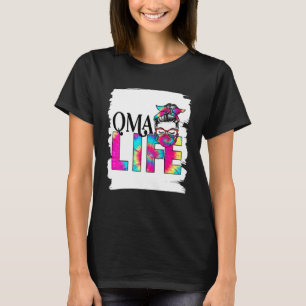 Vrouwen QMA Life Messy Bun Medewerker Gezondheidsz T-shirt