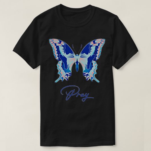 Vrouwen Quycinda Leress Praying Butterfly Premium  T-shirt (Design voorkant)