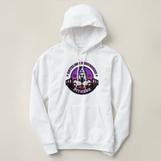 Vrouwen RA Fitness Warrior Hoodie (Design voorkant)