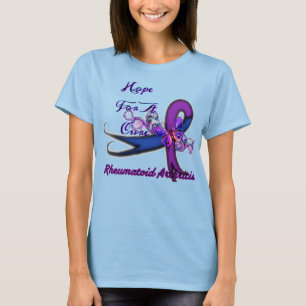 Vrouwen RA Hope for a Cure Stropdas-Dye T-Shirt