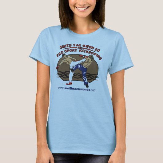 Vrouwen raken de grond aan t-shirt (Voorkant)